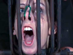 Head-cage for disobedient slave